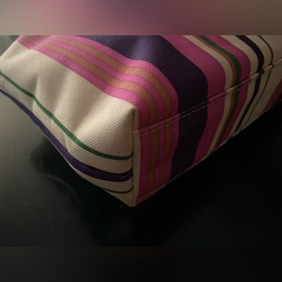 ESTEE LAUDER Colorful Pink Tote Bag w/Matching Wallet - Picture 6 of 11